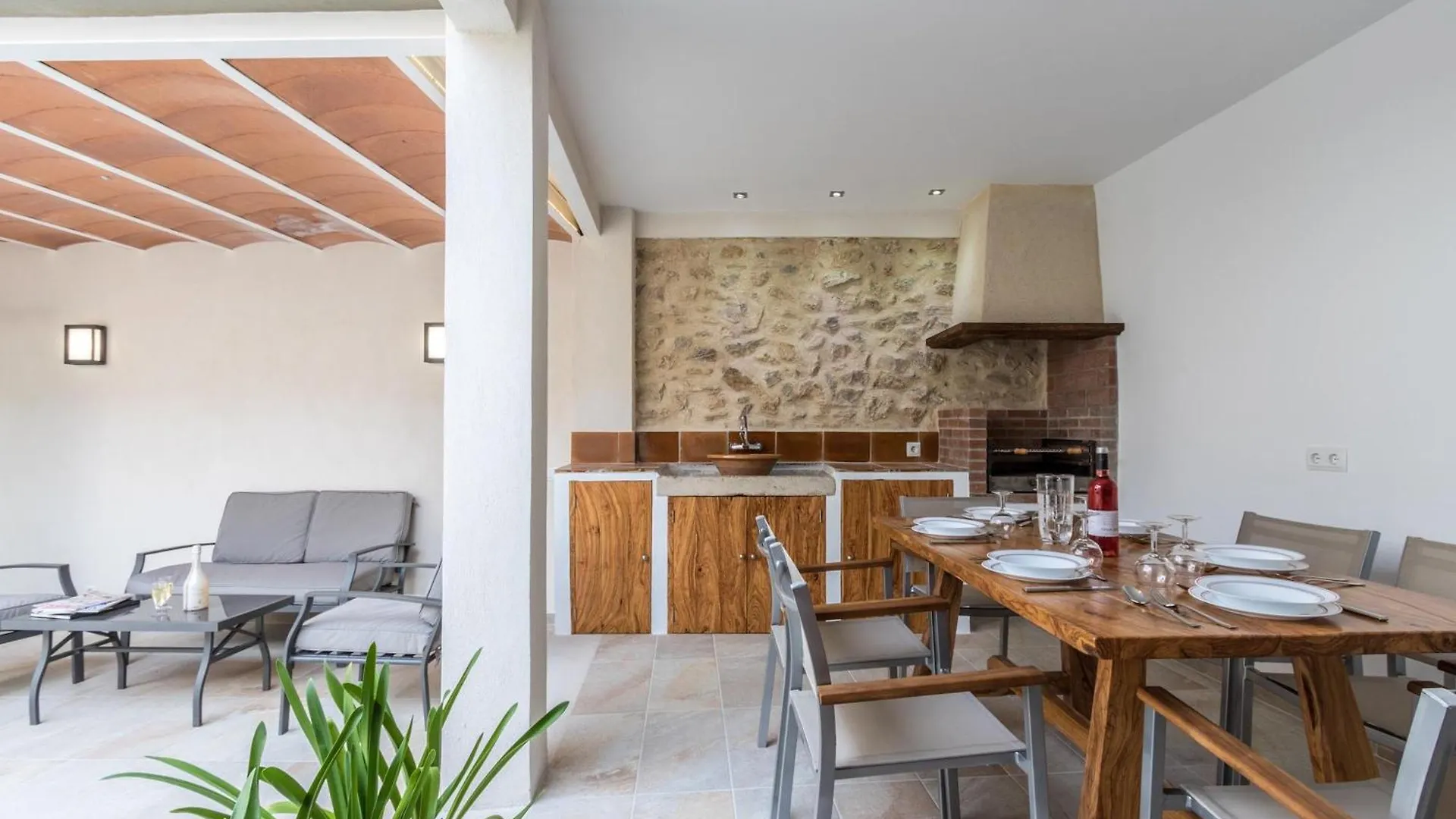 Villa Historic Pollensa Townhouse Casa Bugera 3 Bedrooms Private Pool Walking Distance To Centre Spanien